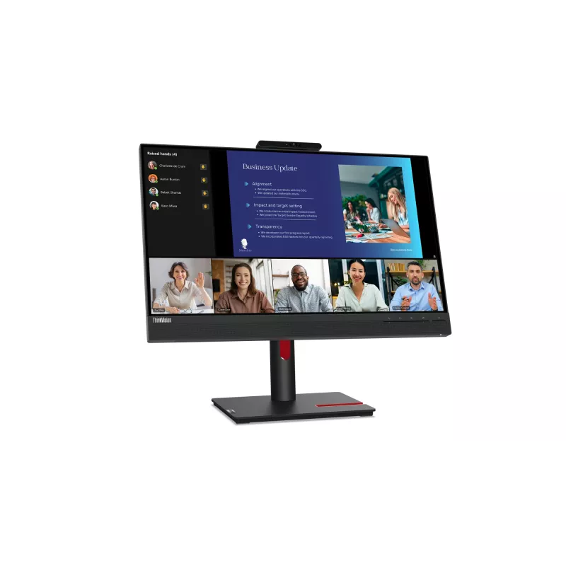 Lenovo ThinkVision T24v-30 computerbeeldscherm 60,5 cm (23,8 inch) 1920 x 1080 pixels Full HD LED zwart