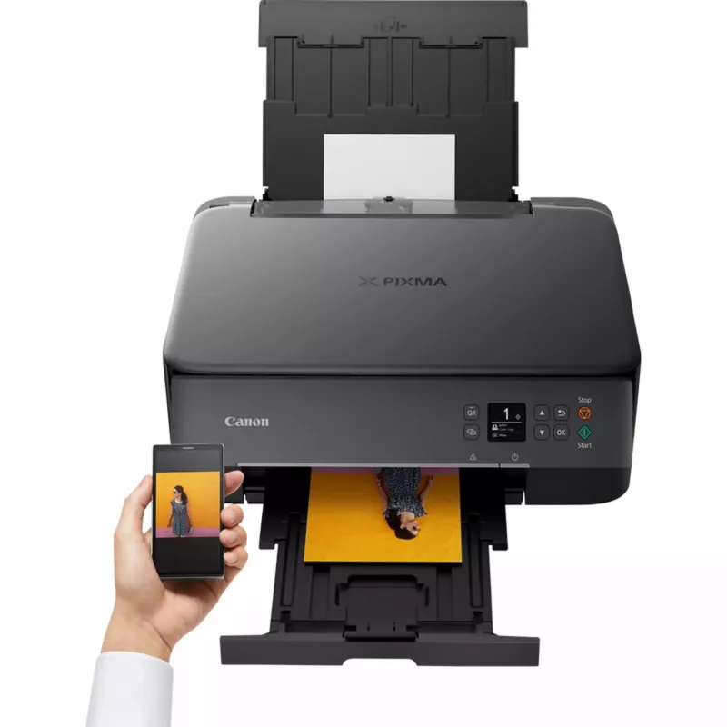 Canon PIXMA TS5350i 3-in-1 kleuren inkjet-multifunctionele printer, A4, 4800 x 1200 DPI, wifi, duplex, zwart