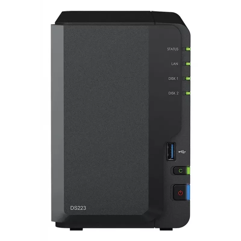 NAS Synology DiskStation DS223 desktop Realtek RTD1619B 2 GB DDR4