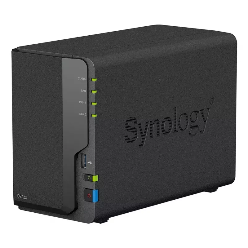 NAS Synology DiskStation DS223 desktop Realtek RTD1619B 2 GB DDR4