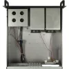 Inter-Tech IPC 3U-3508 opslagserverbehuizing, 48,3 cm rackmontage 3U, ATX, SATA/SAS Hot-Swap, 2x externe 5,25 inch bays, zonder voeding, zwart