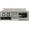 Inter-Tech IPC 3U-3508 opslagserverbehuizing, 48,3 cm rackmontage 3U, ATX, SATA/SAS Hot-Swap, 2x externe 5,25 inch bays, zonder voeding, zwart