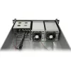 Inter-Tech IPC 3U-3508 opslagserverbehuizing, 48,3 cm rackmontage 3U, ATX, SATA/SAS Hot-Swap, 2x externe 5,25 inch bays, zonder voeding, zwart