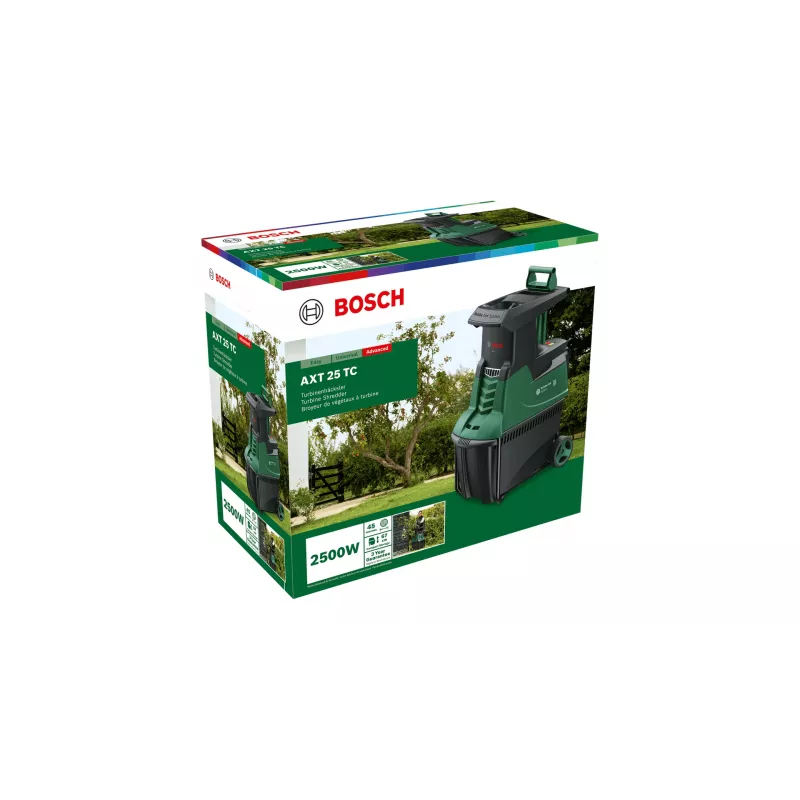 Bosch AXT 25 TC tuinversnipperaar 2500 W 53 L turbine