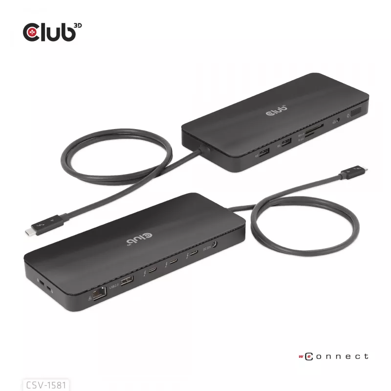 Dockingstation CLUB3D Thunderbolt 4 gecertificeerd 11-in-1 140W