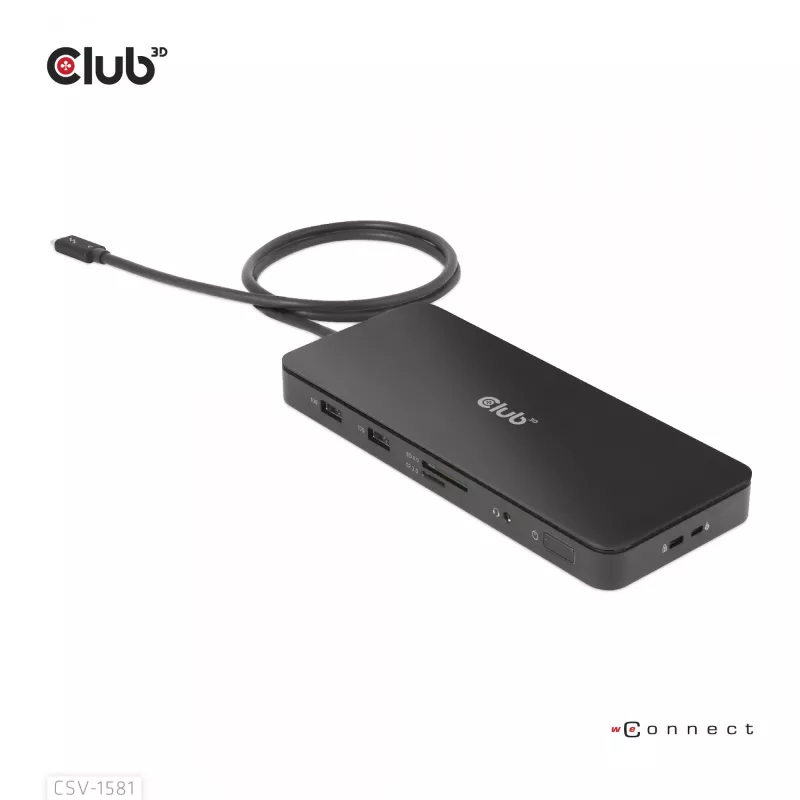 Dockingstation CLUB3D Thunderbolt 4 gecertificeerd 11-in-1 140W