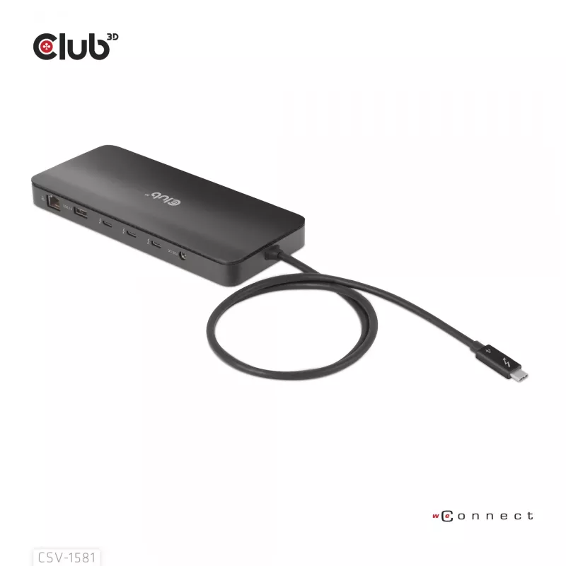 Dockingstation CLUB3D Thunderbolt 4 gecertificeerd 11-in-1 140W