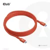 CLUB3D USB2 Type-C bidirectionele USB-IF-gecertificeerde datakabel 480Mb, PD 240W(48V/5A) EPR M/M 3m / 9.84 ft