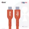 CLUB3D USB2 Type-C bidirectionele USB-IF-gecertificeerde datakabel 480Mb, PD 240W(48V/5A) EPR M/M 3m / 9.84 ft