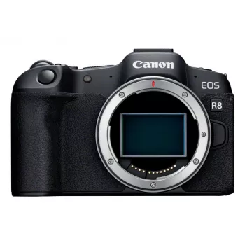 Canon EOS R8 + RF 24-50mm F4.5-6.3 IS STM kit, 24.2 MP, 6000 x 4000 pixel, CMOS, 4K Ultra HD, touchscreen, zwart