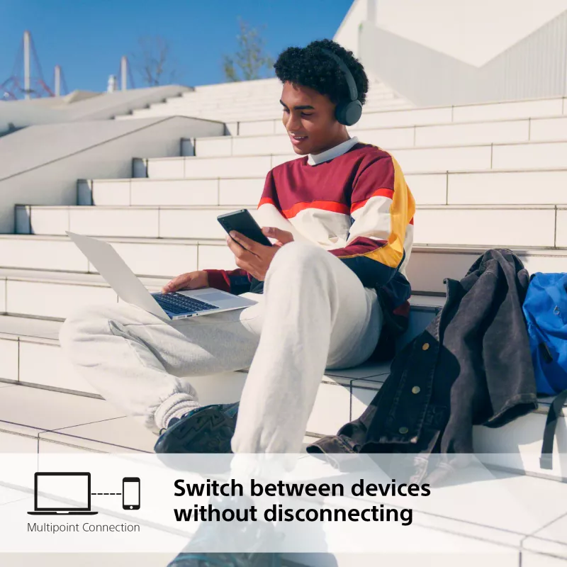 Sony WH-CH520 headset draadloos hoofdband gesprekken/muziek USB Type-C Bluetooth zwart