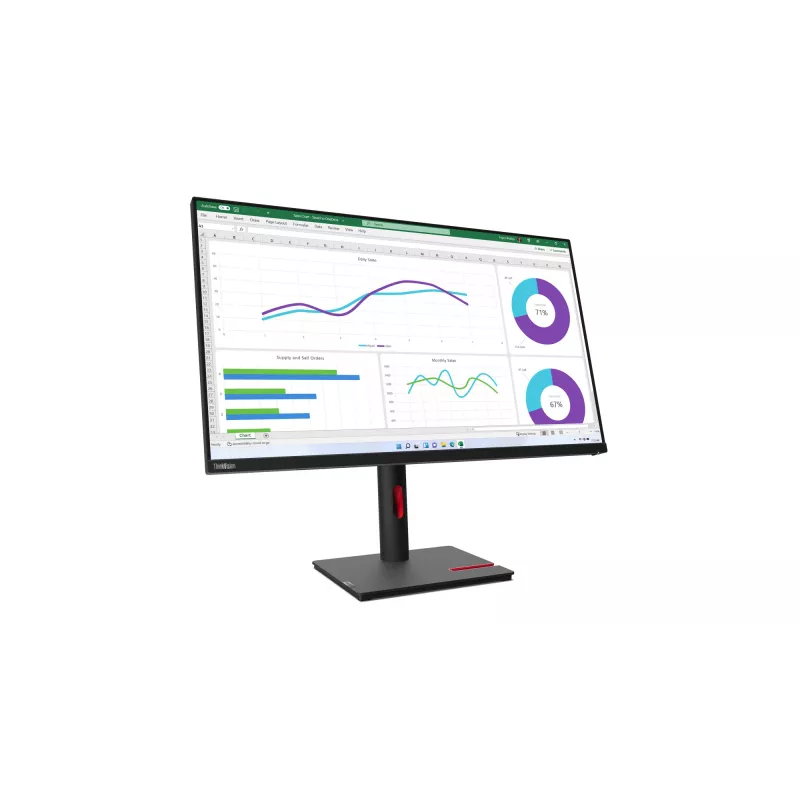 Lenovo ThinkVision T32h-30 computermonitor 80 cm (31,5 inch) 2560 x 1440 pixel Quad HD LED zwart