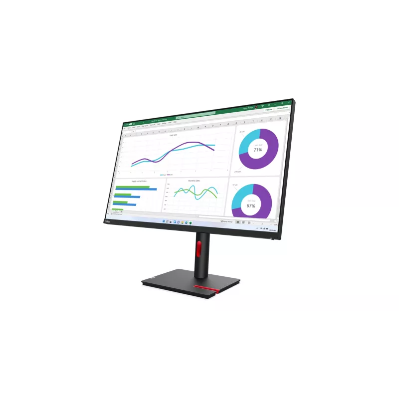 Lenovo ThinkVision T32h-30 computermonitor 80 cm (31,5 inch) 2560 x 1440 pixel Quad HD LED zwart