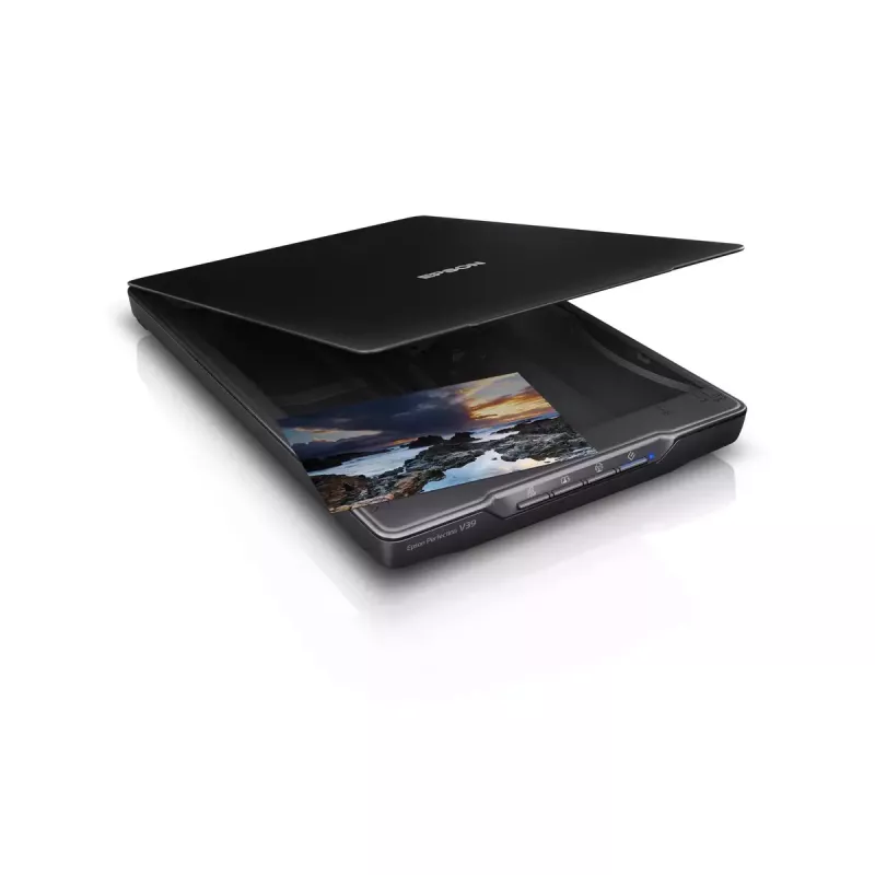 Flatbedscanner Epson Perfection V39II — A4, 4800 x 4800 DPI, CIS, USB-gevoed, zwart