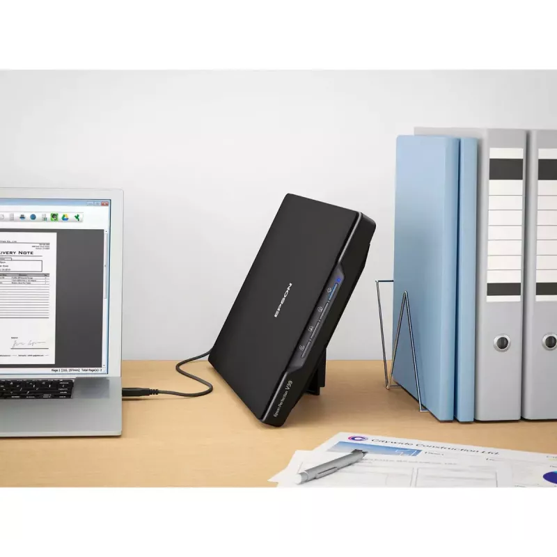 Flatbedscanner Epson Perfection V39II — A4, 4800 x 4800 DPI, CIS, USB-gevoed, zwart