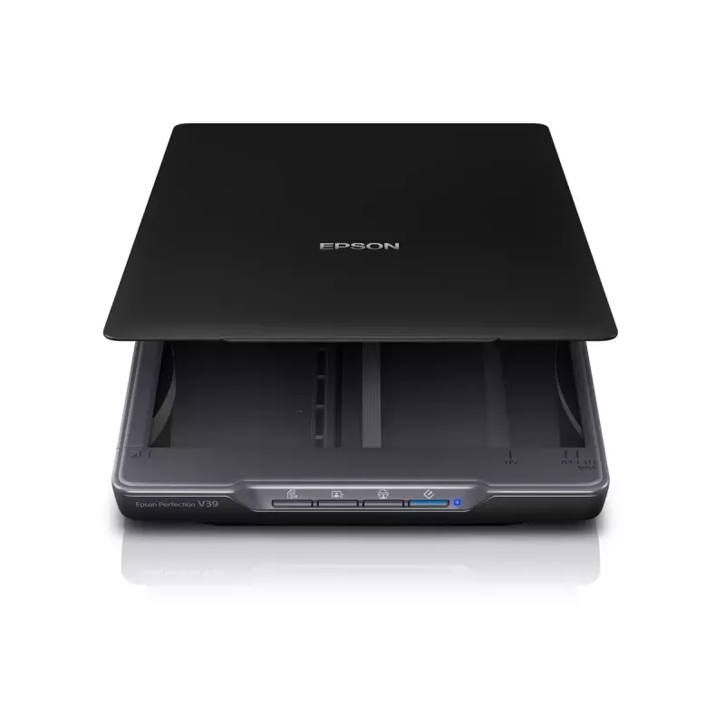 Flatbedscanner Epson Perfection V39II — A4, 4800 x 4800 DPI, CIS, USB-gevoed, zwart