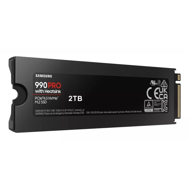 SSD Samsung 990 PRO met heatsink 2000 GB M.2 2280 M.2 NVMe MZ-V9P2T0CW