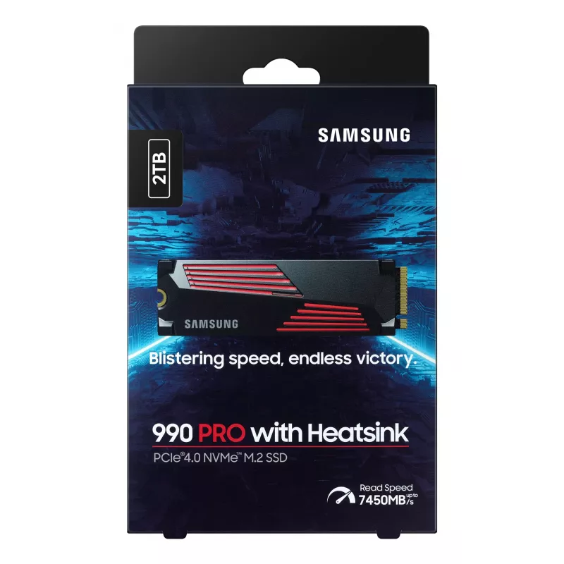SSD Samsung 990 PRO met heatsink 2000 GB M.2 2280 M.2 NVMe MZ-V9P2T0CW