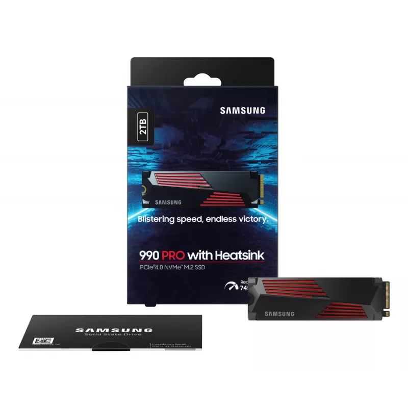 SSD Samsung 990 PRO met heatsink 2000 GB M.2 2280 M.2 NVMe MZ-V9P2T0CW