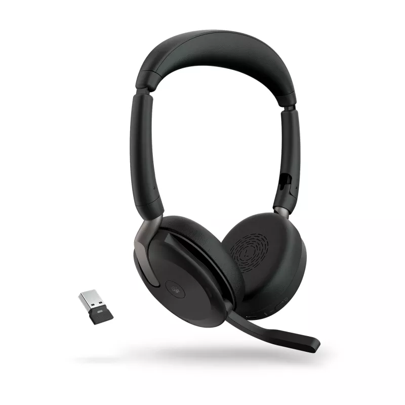 Jabra Evolve2 65 Flex - Link380a MS stereo (draadloos opladen)