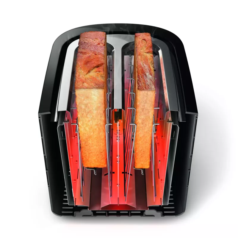 Philips Viva Collection HD2635/90 toaster 7 2 sneetjes zwart, titanium