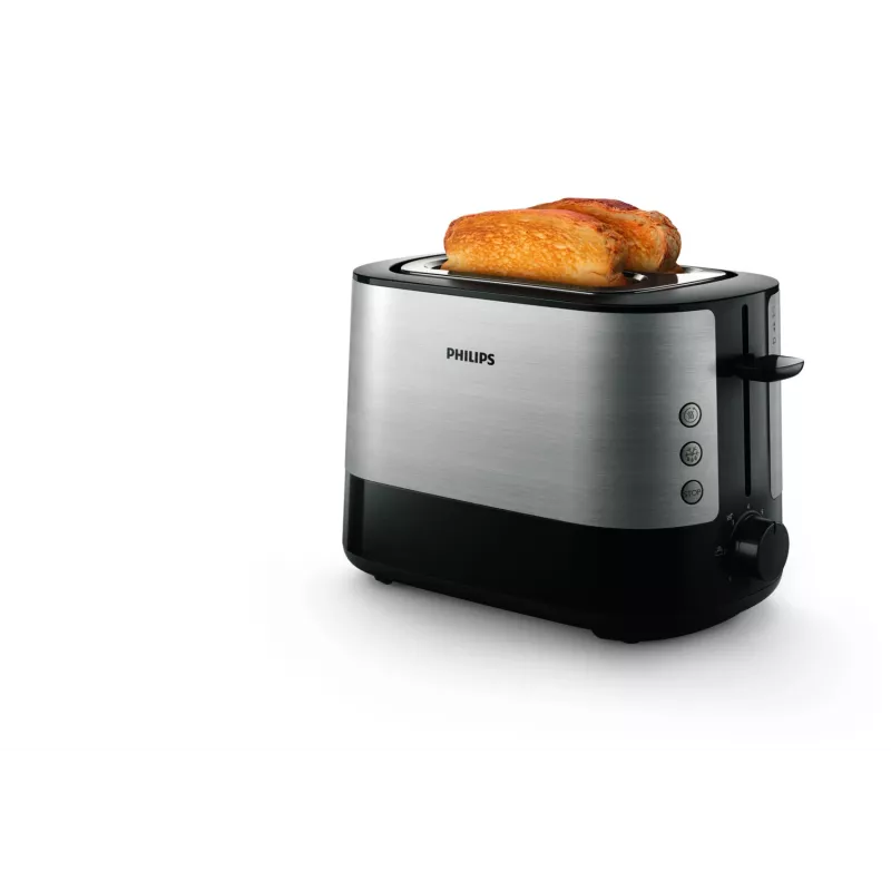 Philips Viva Collection HD2635/90 toaster 7 2 sneetjes zwart, titanium