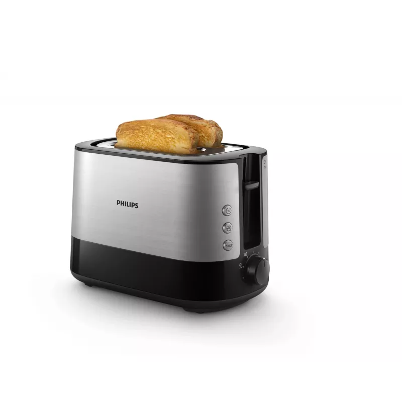 Philips Viva Collection HD2635/90 toaster 7 2 sneetjes zwart, titanium