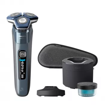 Philips SHAVER Series 7000 S7882/55 nat- en droogscheerapparaat, reinigingspod & etui