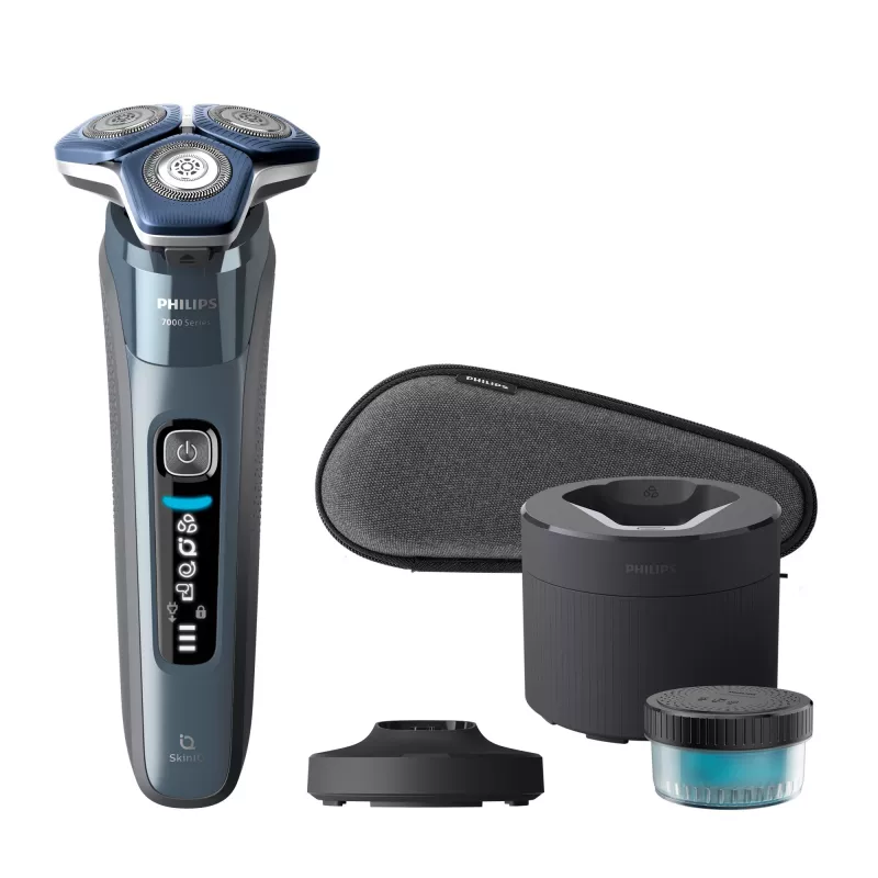 Philips SHAVER Series 7000 S7882/55 nat- en droogscheerapparaat, reinigingspod & etui