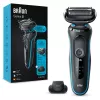 Braun Series 5 51-M1200s herenscheerapparaat foil-scheerapparaat trimmer zwart, blauw