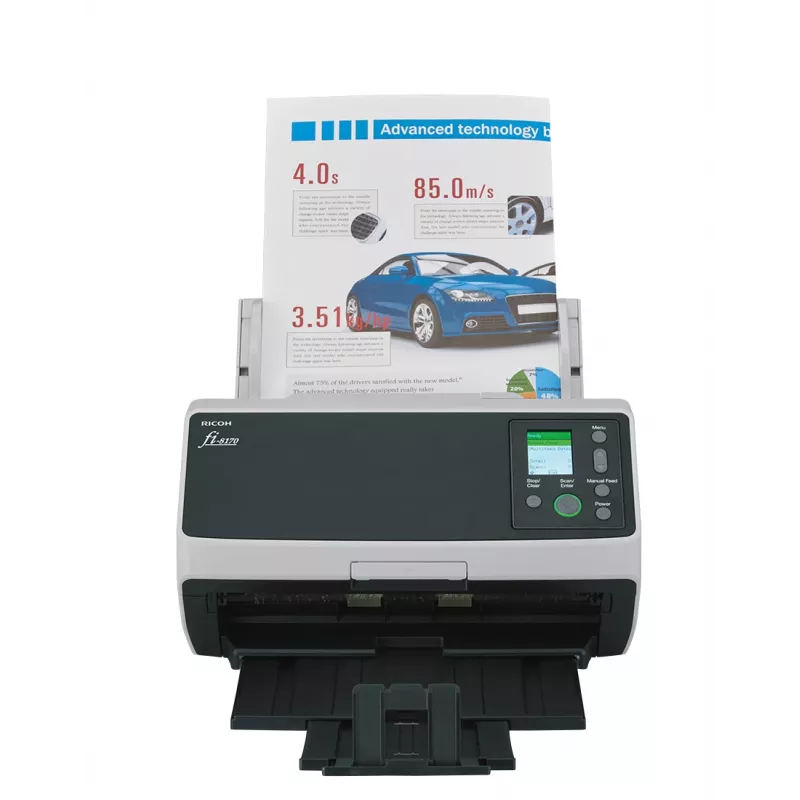 Ricoh fi-8170 ADF + documentinvoerscanner 600 x 600 DPI A4 zwart, grijs