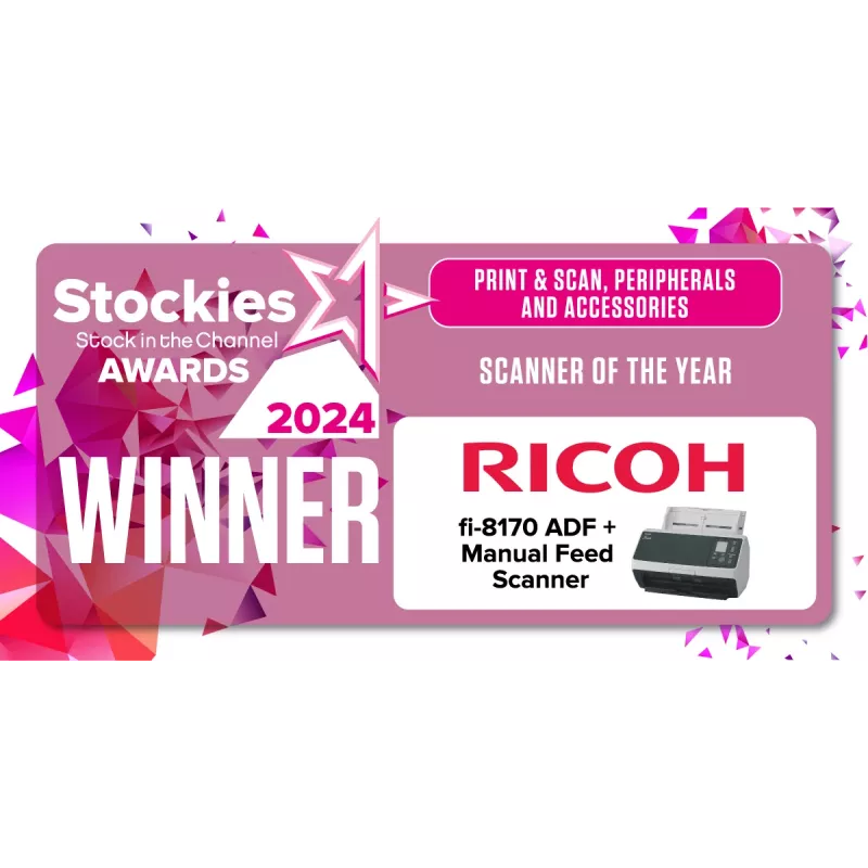 Ricoh fi-8170 ADF + documentinvoerscanner 600 x 600 DPI A4 zwart, grijs