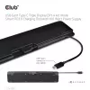 CLUB3D USB Gen1 Type-C Triple Display DP1.4 Alt mode Smart PD3.0 oplaaddock met 100 watt voeding