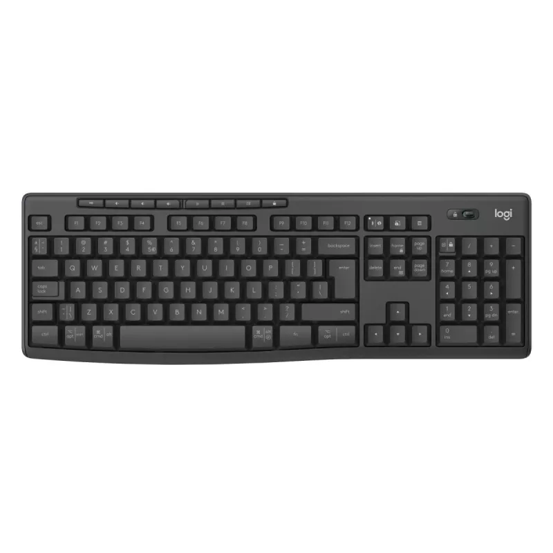 Toetsenbord- en muisset Logitech MK370 Combo for Business — Full-Size QWERTY (US International), RF Wireless + Bluetooth, grafiet