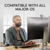Toetsenbord- en muisset Logitech MK370 Combo for Business — Full-Size QWERTY (US International), RF Wireless + Bluetooth, grafiet