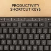 Toetsenbord- en muisset Logitech MK370 Combo for Business — Full-Size QWERTY (US International), RF Wireless + Bluetooth, grafiet