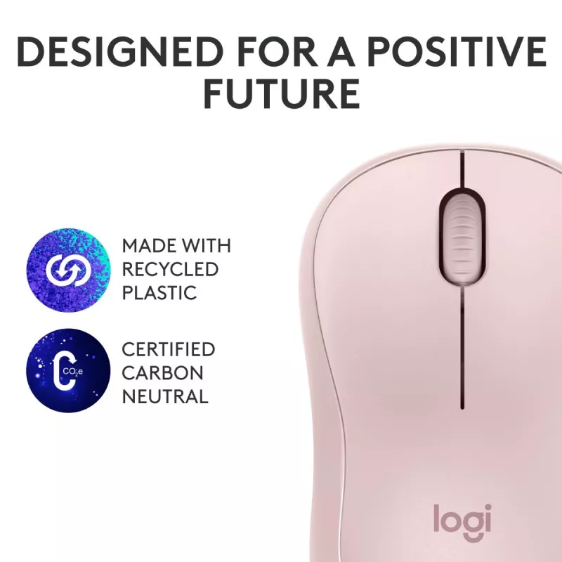 LOGITECH M240 stille muis - Bluetooth - roze