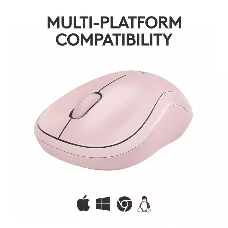 LOGITECH M240 stille muis - Bluetooth - roze