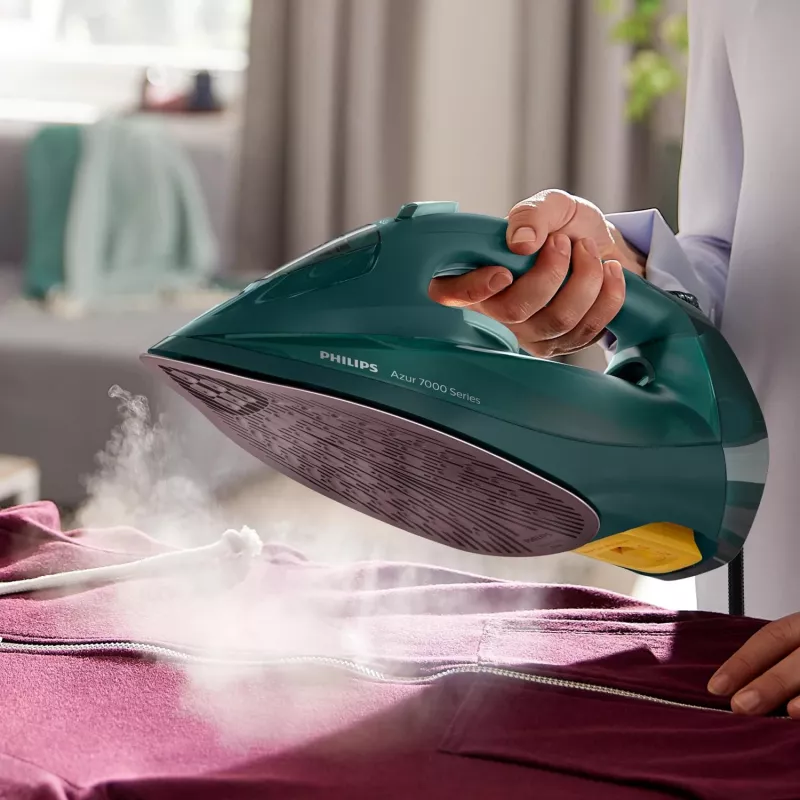 Philips 7000 serie DST7050/70 strijkijzer stoomstrijkijzer SteamGlide Elite strijkzool 2800 W groen