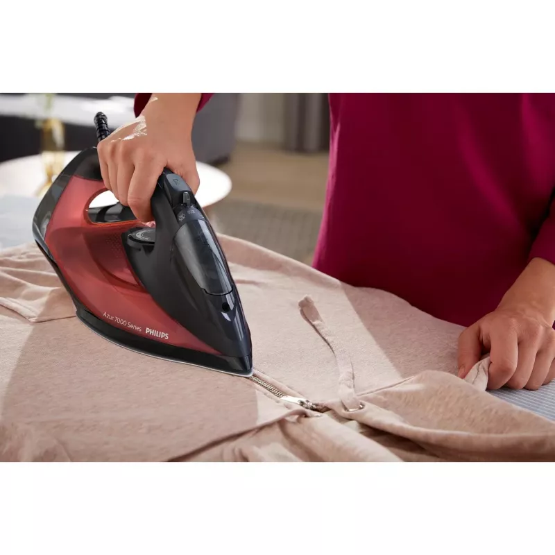 Philips 7000 serie DST7022/40 strijkijzer stoomstrijkijzer SteamGlide Plus strijkzool 2800 W zwart