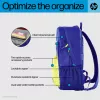 Casual rugzak HP Campus Blue Backpack blauw geel polyester 295x185x435mm