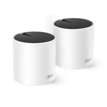 TP-Link DECO X55 (2-pack) dualband (2,4 GHz / 5 GHz) Wi-Fi 6 (802.11ax) wit 3 intern