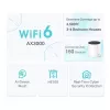 TP-Link DECO X55 (2-pack) dualband (2,4 GHz / 5 GHz) Wi-Fi 6 (802.11ax) wit 3 intern