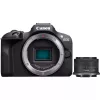 Canon EOS R100 + RF-S 18-45mm F4.5-6.3 IS STM kit MILC 24,1 MP CMOS 6000 x 4000 pixel zwart