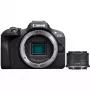 Canon EOS R100 + RF-S 18-45mm F4.5-6.3 IS STM kit MILC 24,1 MP CMOS 6000 x 4000 pixel zwart