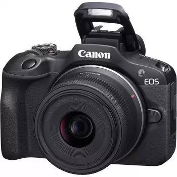 Canon EOS R100 + RF-S 18-45mm F4.5-6.3 IS STM kit MILC 24,1 MP CMOS 6000 x 4000 pixel zwart