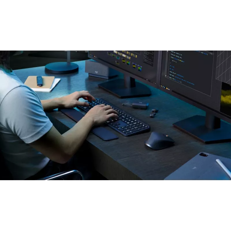 LOGITECH MX Keys S Combo - grafiet - QWERTY Deens/Noors/Zweeds/Fins