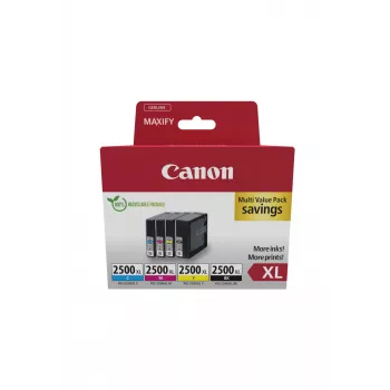 Canon 9254B010 inktpatroon 4 stuks origineel high (XL) yield zwart, cyaan, magenta, geel