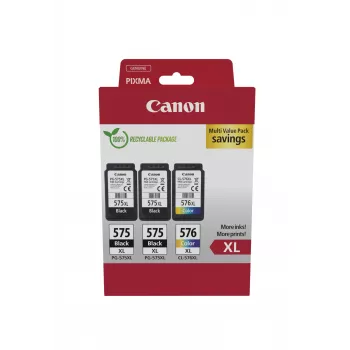 Canon 5437C004 inktpatroon 3 stuks origineel hoge (XL) capaciteit zwart, cyaan, magenta, geel