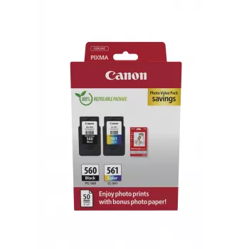 Canon 3713C008 inktpatroon 2 stuks origineel zwart, cyaan, magenta, geel